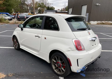 2013 Fiat 500 Abarth z USA, uszkodzony, nr VIN 3C3CFFFH1DT573319